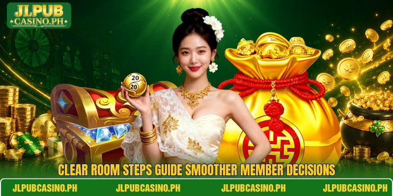 Clear room steps guide smoother member decisions