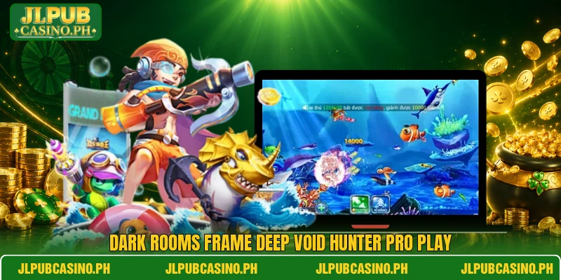 Dark rooms frame Deep Void Hunter Pro play